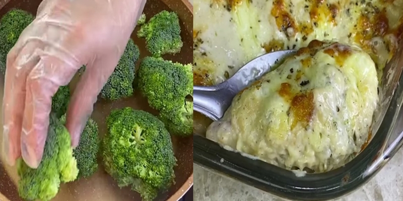 brócolis gratinado fácil e rápido