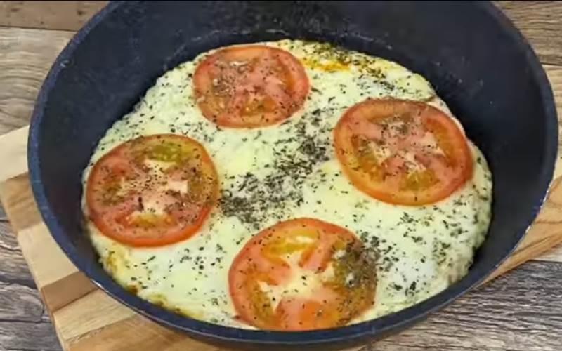 Receita de Pizza na Frigideira