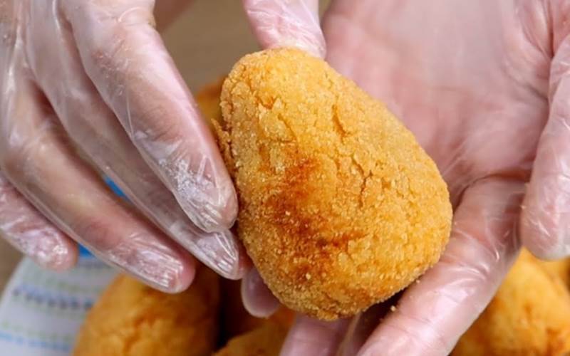 coxinha sem massa