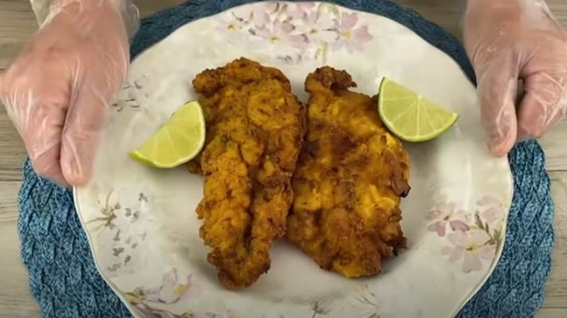 frango empanado delicioso