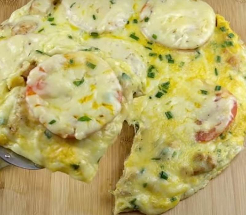 omelete de frango