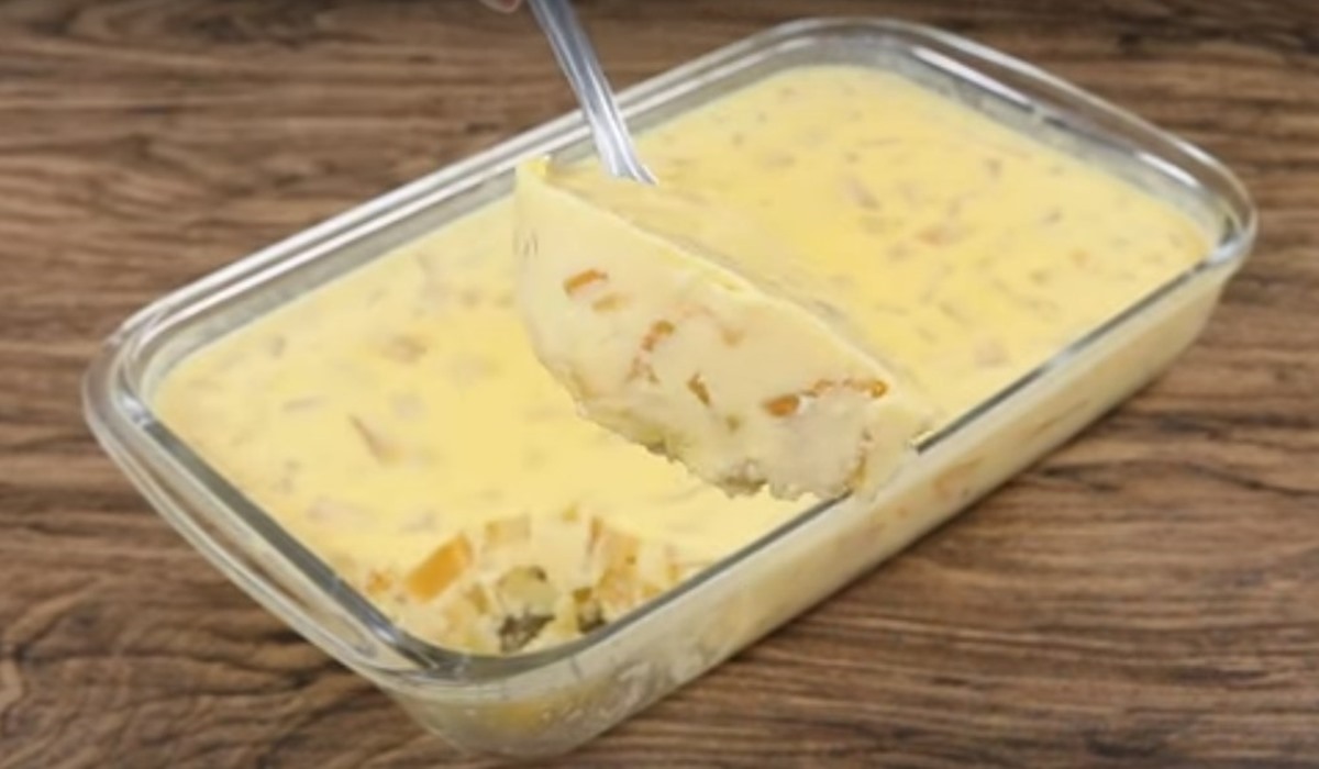 gelado de abacaxi